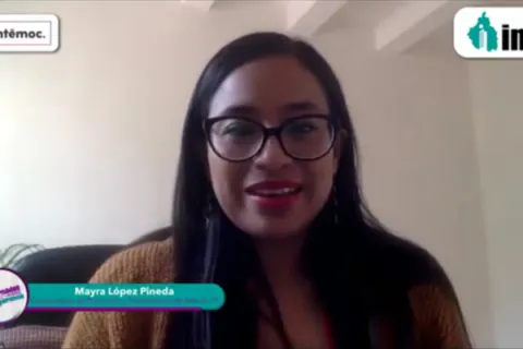 Captura de pantalla de la sesión virtual