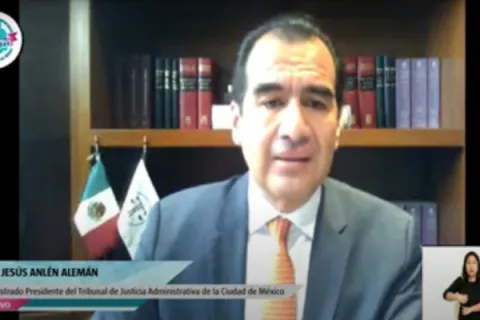 Captura de pantalla de la sesión virtual