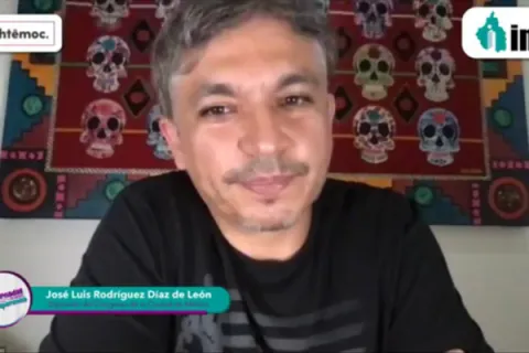 Captura de pantalla de la sesión virtual