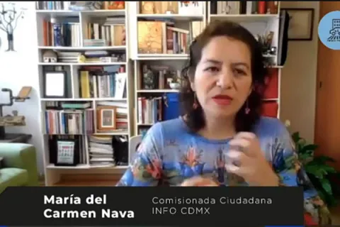 Captura de pantalla de la sesión virtual