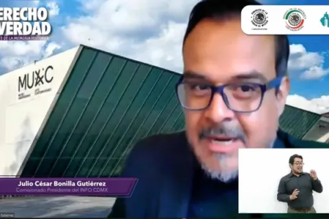 Captura de pantalla de la sesión virtual