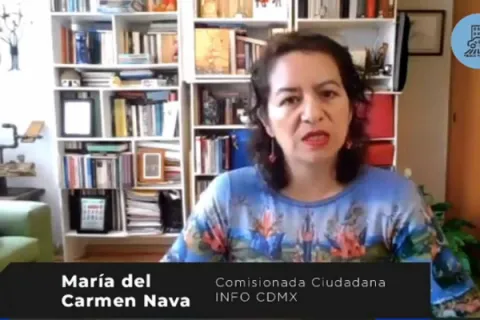 Captura de pantalla de la sesión virtual