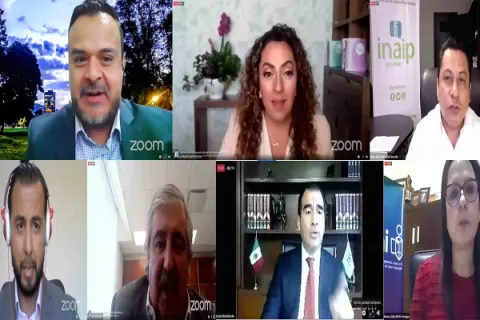 Captura de pantalla de la sesión virtual