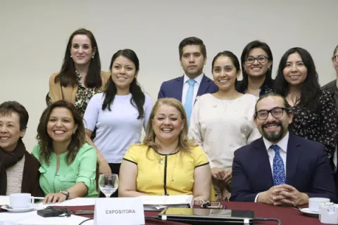 Captura de pantalla de la sesión virtual