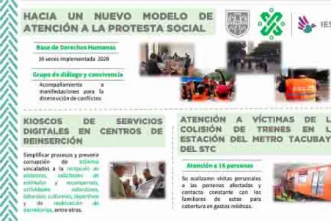 Captura de pantalla de la sesión virtual