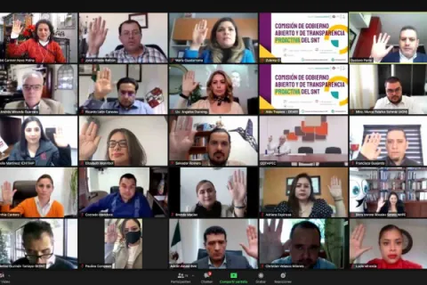 Captura de pantalla de la sesión virtual