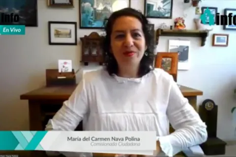 Captura de pantalla de la sesión virtual