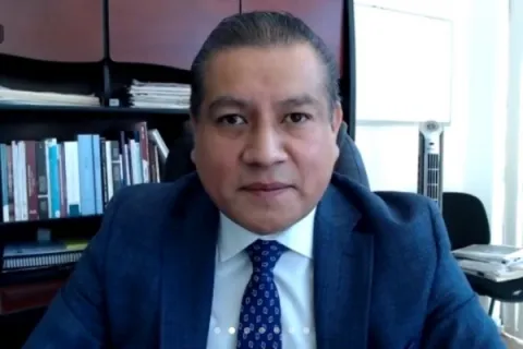 Captura de pantalla de la sesión virtual