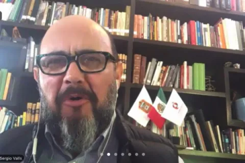 Captura de pantalla de la sesión virtual