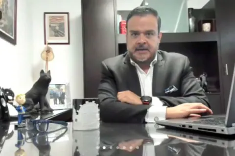 Captura de pantalla de la sesión virtual