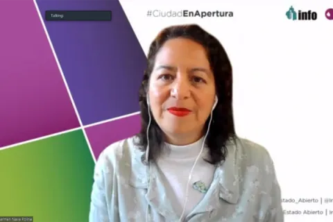 Captura de pantalla de la sesión virtual