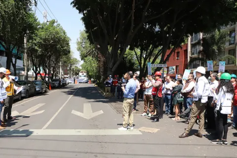Fotografía del Simulacro