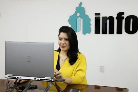 Captura de pantalla de la sesión virtual