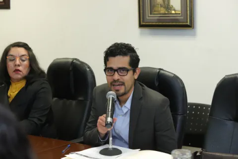 Captura de pantalla de la sesión virtual