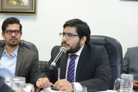 Captura de pantalla de la sesión virtual