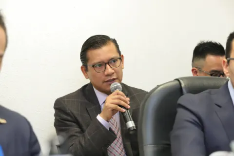 Captura de pantalla de la sesión virtual