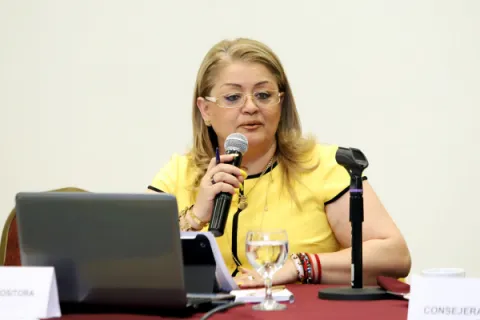 Captura de pantalla de la sesión virtual