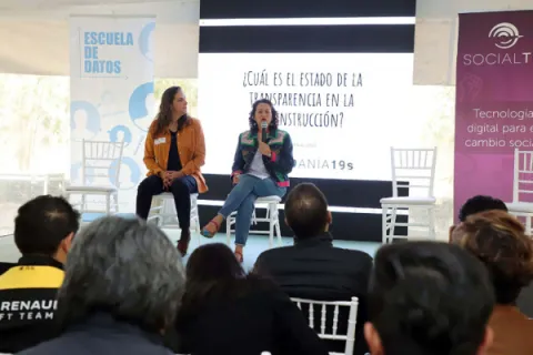 Captura de pantalla de la sesión virtual