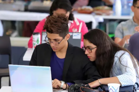 Captura de pantalla de la sesión virtual