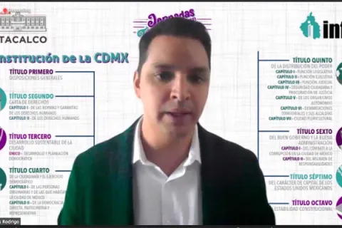 Captura de pantalla de la sesión virtual