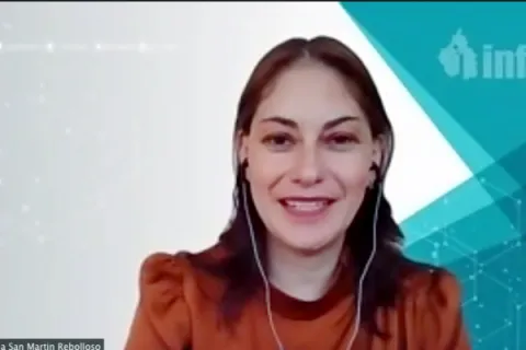 Captura de pantalla de la sesión virtual