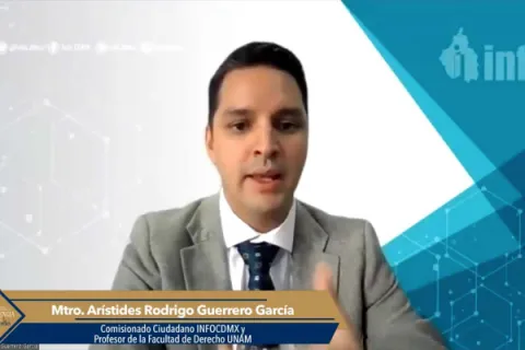 Captura de pantalla de la sesión virtual