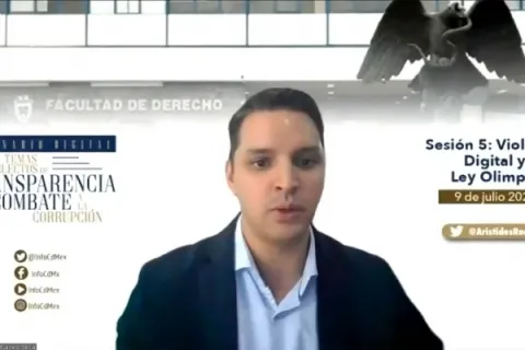 Captura de pantalla de la sesión virtual