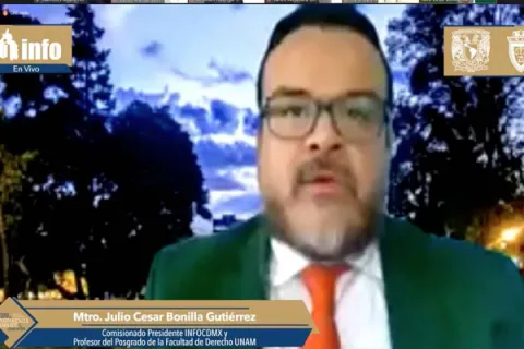 Captura de pantalla de la sesión virtual