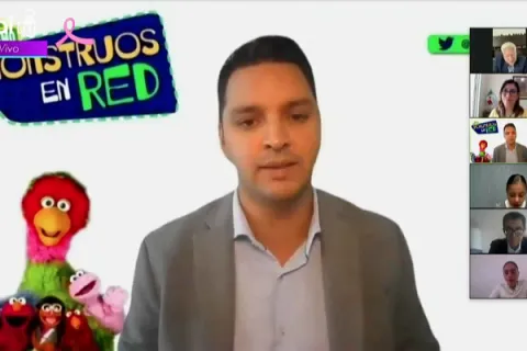 Captura de pantalla de la sesión virtual