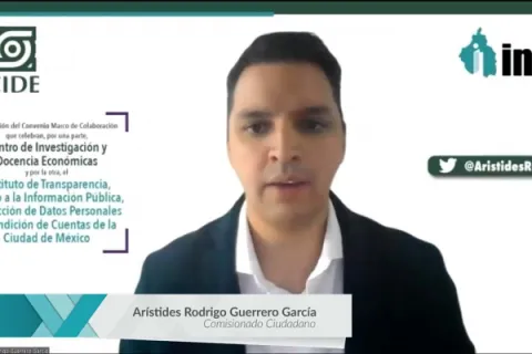 Captura de pantalla de la sesión virtual