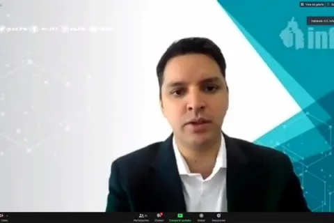Captura de pantalla de la sesión virtual