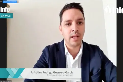 Captura de pantalla de la sesión virtual