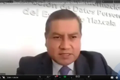 Captura de pantalla de la sesión virtual