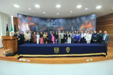 Fotografía del evento Presentación del Libro UNAM