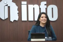 Sesión del INFO CDMX en la que se informa que se emitirá el voto institucional en la última sesión extraordinaria del Sistema Nacional de Transparencia
