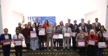 Participantes en el evento Informe de Trabajo Correspondiente a los periodos 2022-2023 y 2023-2024 de la comisionada Laura Lizette Enríquez Rodríguez.