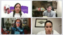 Asistentes durante el Conversatorio "Derecho al Saber""