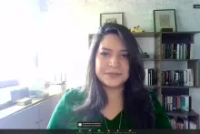 Captura de pantalla de la sesión virtual