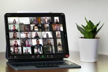 Captura de pantalla de la sesión virtual