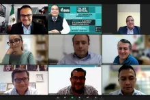 Captura de pantalla de la sesión virtual