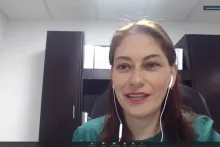 Captura de pantalla de la sesión virtual
