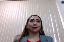 Captura de pantalla de la sesión virtual
