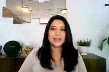 Captura de pantalla de la sesión virtual