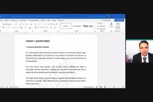 Captura de pantalla de la sesión virtual