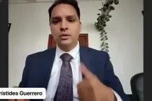 Captura de pantalla de la sesión virtual