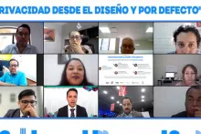 Captura de pantalla de la sesión virtual