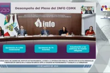 Captura de pantalla de la sesión virtual