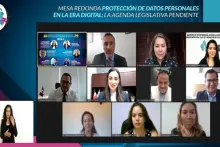 Captura de pantalla de la sesión virtual