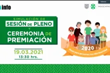 Captura de pantalla de la sesión virtual