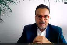 Captura de pantalla de la sesión virtual